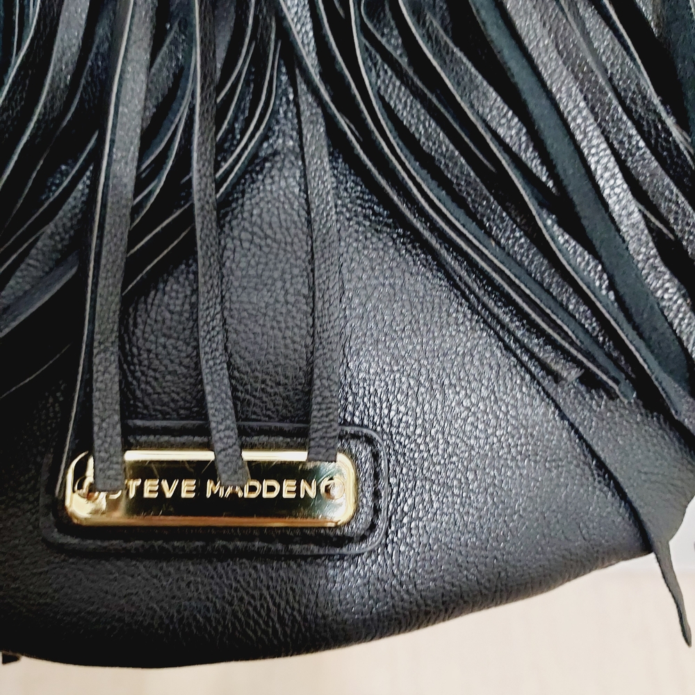 💚FINAL💲Steve Madden Fringe Purse Black🤍